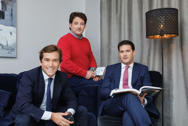 Tomas Manjon, Diego Stuyck şi David Tortosa, fondatori ai Homing Properties, membră a Grupului Mantor