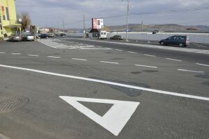 Lucrări finalizate pe două artere de circulaţie