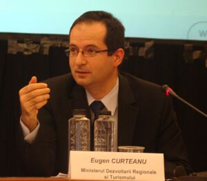 Eugen Curteanu, Secretar de stat în cadrul Ministerului Dezvoltării Regionale şi Turismului.