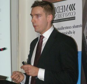 Erik Holmqvist, coordonatorul echipei de cooperare tehnica pentru infrastructura municipala si de mediu din cadrul Bancii Europene pentru Reconstructie si Dezvoltare.