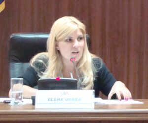 Elena Udrea, Ministrul Dezvoltarii Regionale si Turismului.