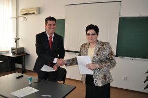 Marian Sisu - Director General ista Romania si Elena Fleanca - Manager de Proiect