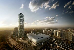 50.000 mc de beton au intrat in Sky Tower