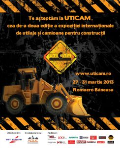 UTICAM 2013 - cel mai mare targ de utilaje si camioane pentru constructii isi deschide portile in luna martie