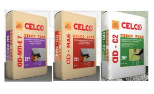 CELCO si-a extins gama de adezivi si mortare uscate