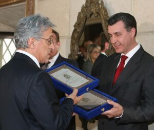 Sorin Dimitriu, presedintele CCIB, alaturi de Alteta Sa Regala, Principele Radu al Romaniei