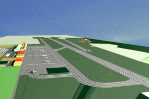 Potrivit proiectului de modernizare, viitorul aeroport ieşean va avea alocată o suprafaţă de peste 300 de hectare de teren, comparativ cu cele 121 de hectare în prezent. 