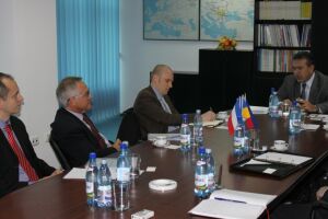 Întâlnirea dintre Preşedintele Camerei de Comerţ, Industrie, Navigaţie şi Agricultură Constanţa, domnul Mihai Daraban şi delegaţia olandeză