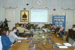 Intalnirea dintre reprezentantii Primariei Oradea si cei ai societatii civile cu prilejul prezentarii proiectului noului pod
