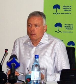domnul Laszlo Borbely, Ministrul mediului şi pădurilor