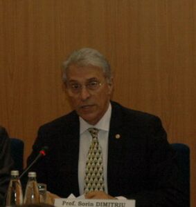 Domnul Sorin Dimitriu, preşedintele Camerei de Comerţ şi Industrie a Municipiului Bucureşti (CCIB)