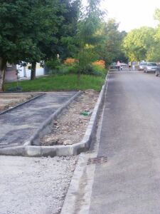 Strada Vaporului după efectuarea lucrărilor de modernizare