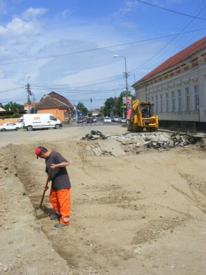 Oradea: Lucrări de amenajare pe Calea Clujului