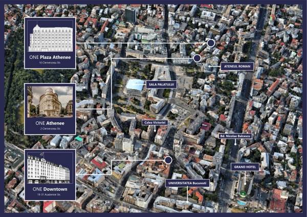 One United Properties achiziţionează o clădire abandonată de lângă Ateneul Român care va deveni hotel
