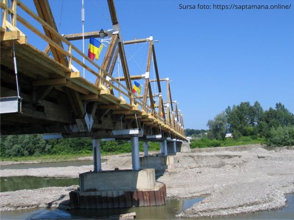 Podul vechi peste Tisa, de la Sighetu Marmaţiei, intră în reparaţii majore
