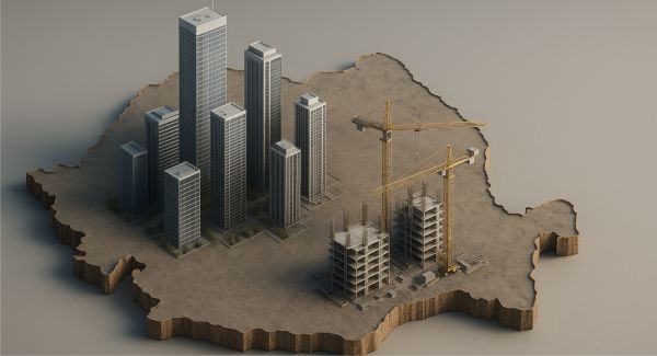 Investiţiile străine directe din construcţii şi imobiliare s-au majorat de peste trei ori, în perioada 2014 - 2024