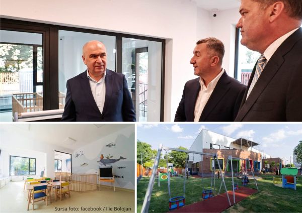 A fost inaugurată cea de-a 100-a creşă construită prin programul guvernamental